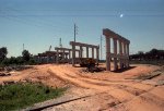 Atlantic Avenue bridge under construction, CSX industry sidings